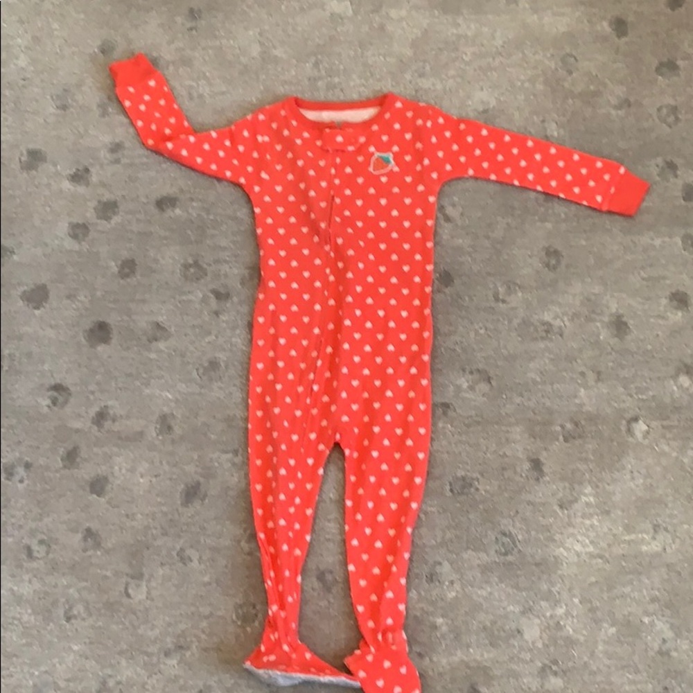 Carters footed pajamas!